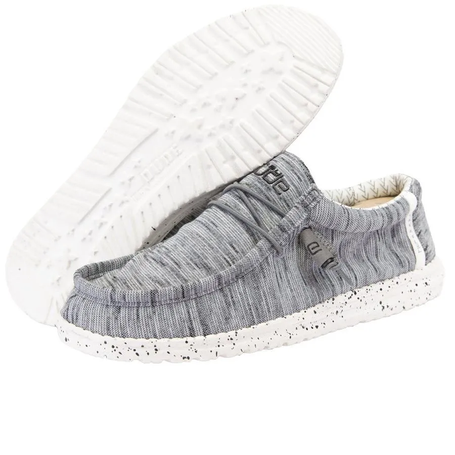 'Hey Dude' Men's Wally Stretch - Stone/White