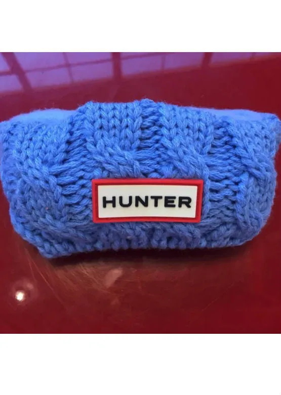 Hunter Junior Toddler 6 Stitch Cable Socks - Vivid Blue