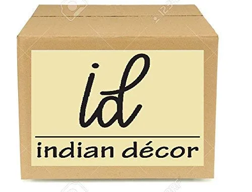 INDIAN DECOR. 45440 Round Coffee Table, Accent Table, 2-Tier Cocktail Table, Acrylic Top with Walnut Wooden Base and Sturdy Metal Frame, for Living Room, Dining Room, Tea