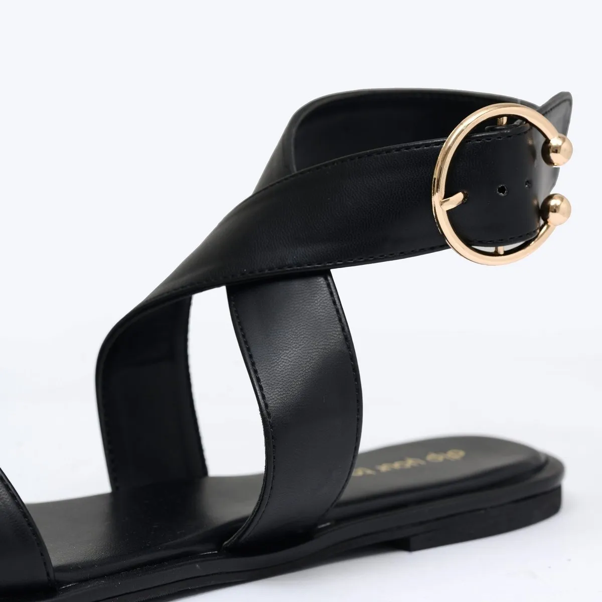 Jade cross strap sandals