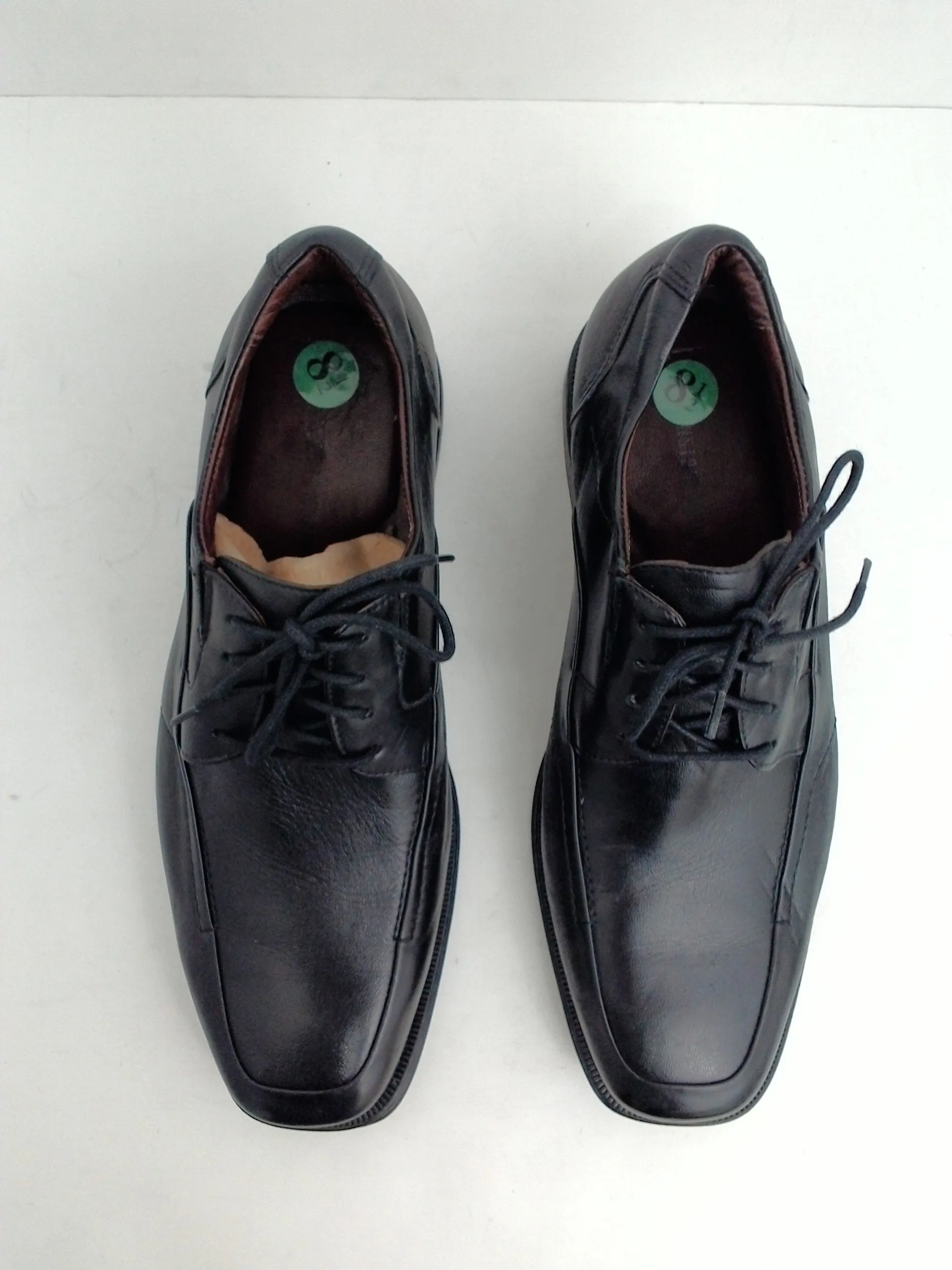 Johnston & Murphy Men's Black Leather Stricklin Oxford Size 8.5 M