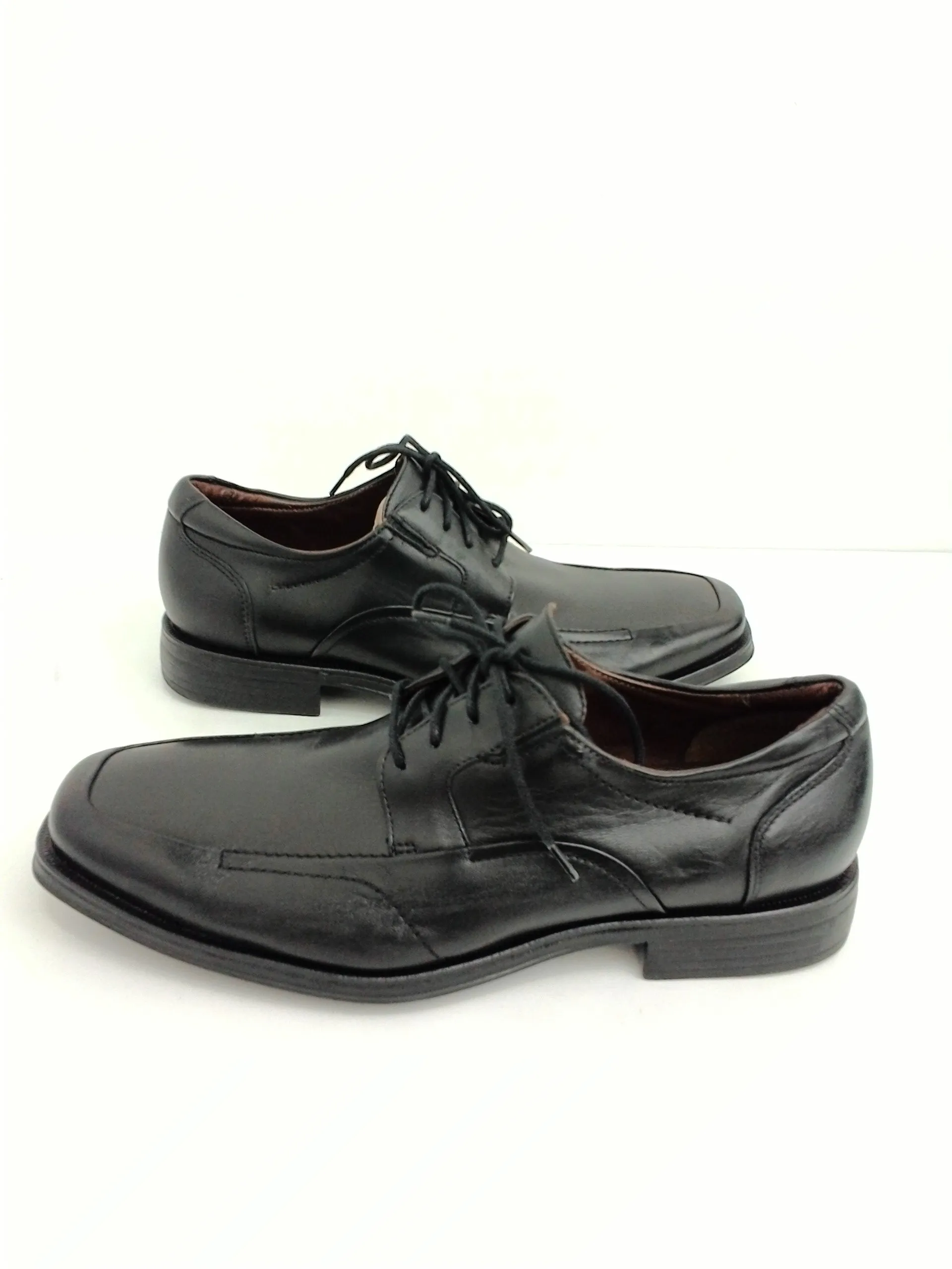 Johnston & Murphy Men's Black Leather Stricklin Oxford Size 8.5 M
