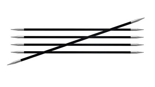 Karbonz 6" Double Pointed Needles US 00000 to US 10 (Knitter's Pride)