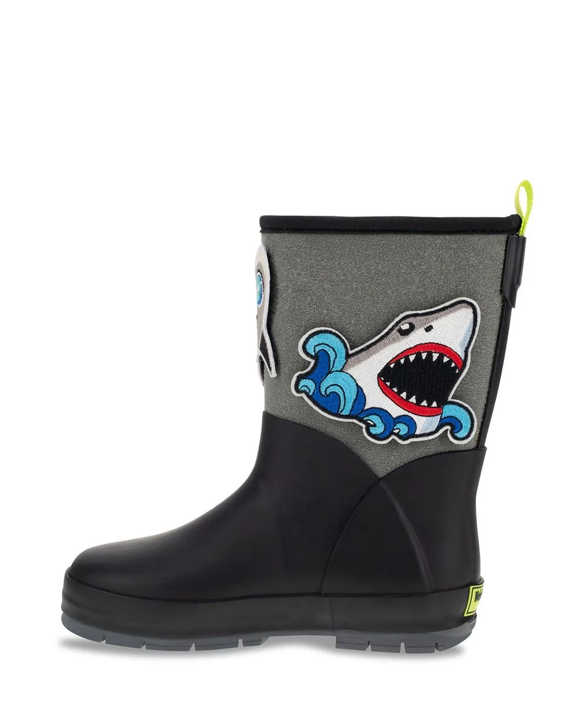 Kids Puddle Patch Rain Boot - Black