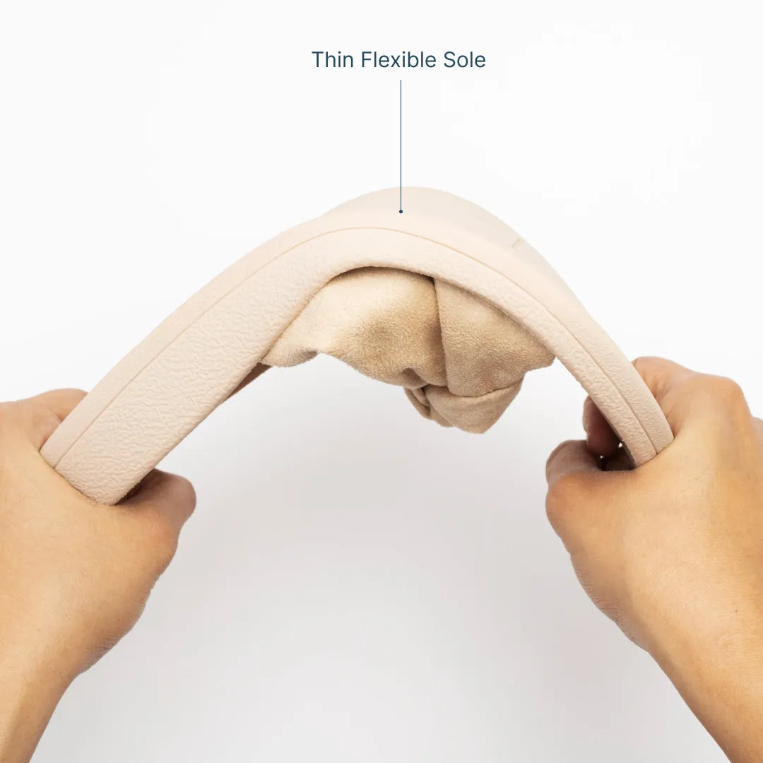 Knot Me Beige Slides
