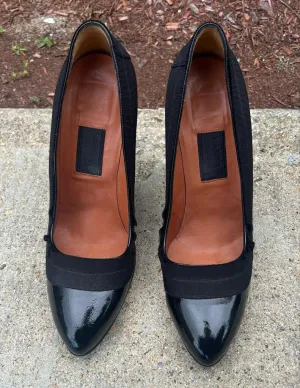 Lanvin Patent Leather Heels - Size 39.5