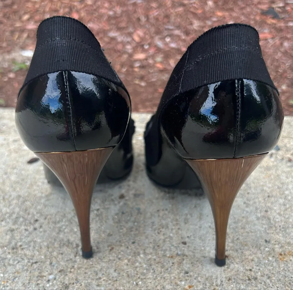 Lanvin Patent Leather Heels - Size 39.5