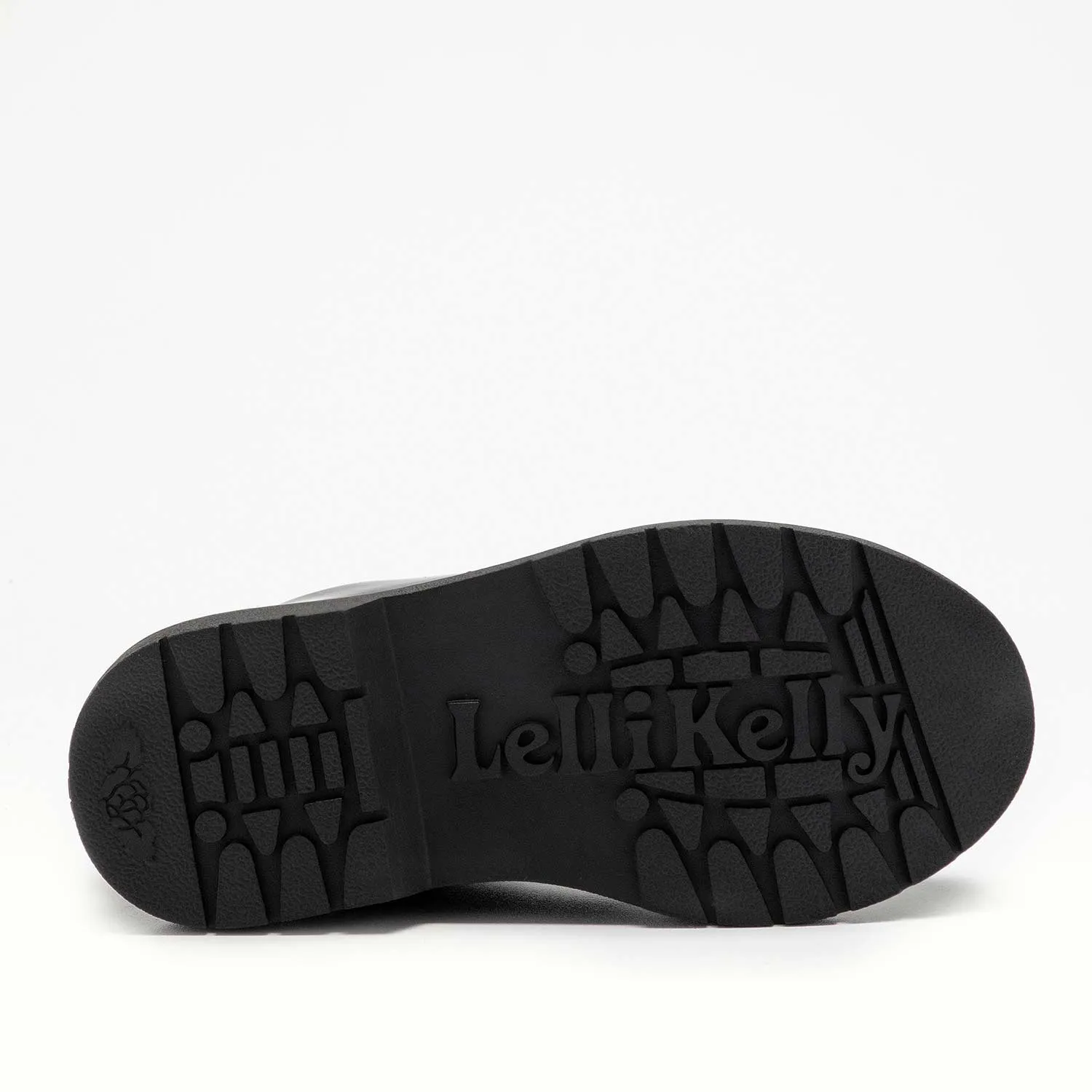 Lelli Kelly Leah Chunky Rainbow Lace Up School Shoes Patent