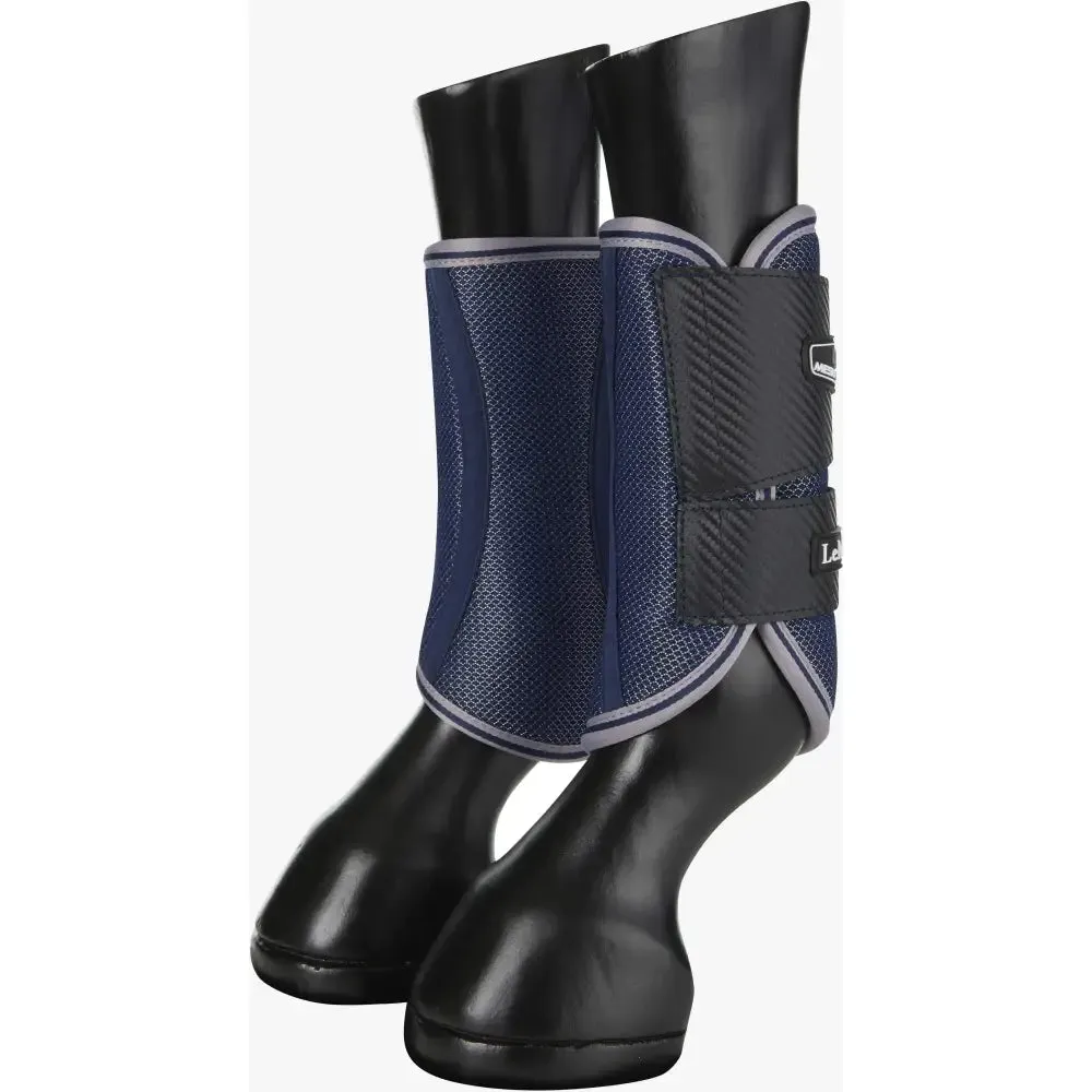 LeMieux Carbon Mesh Wrap Boots Navy