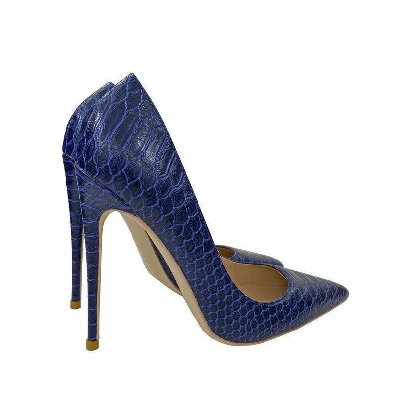 LovelyRLovely Women's Pointed Toe Low-Cut Stiletto
