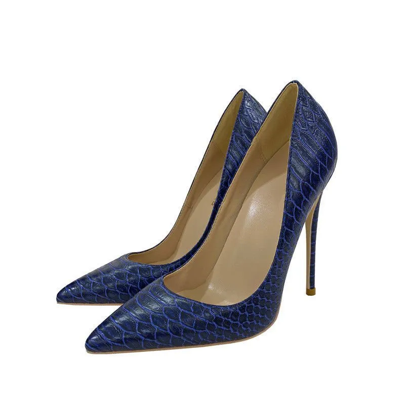 LovelyRLovely Women's Pointed Toe Low-Cut Stiletto