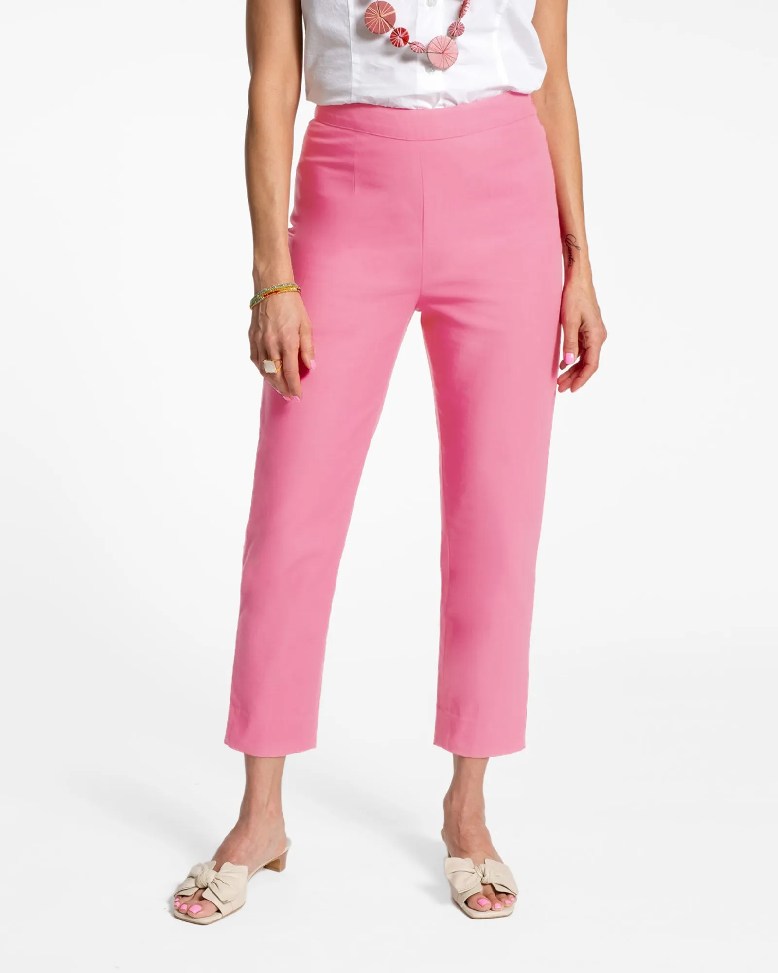 Lucy Cigarette Pant Cotton Stretch