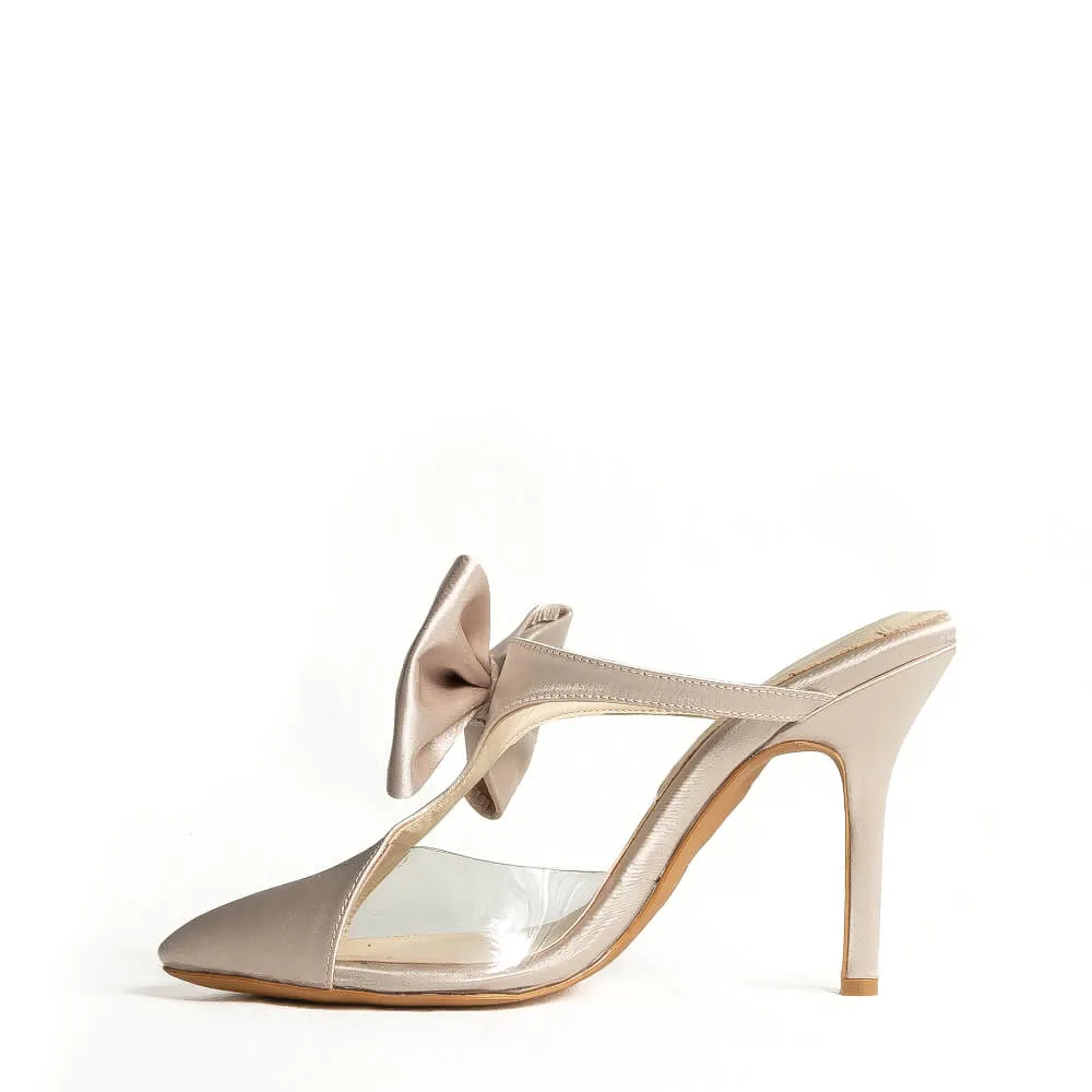 Lunara - Cream Satin - Street Sole