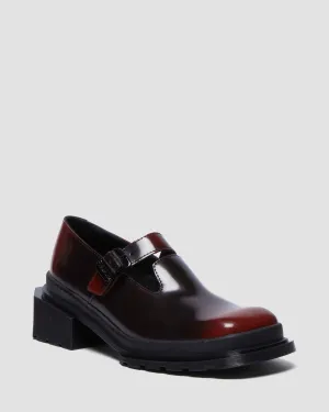 Maybole Square Toe Leather Mary Jane Shoes