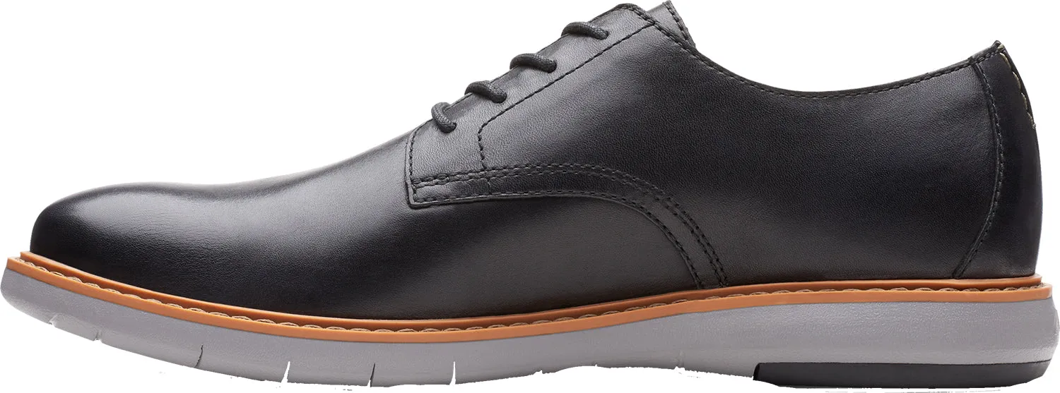 Men's Clarks Draper Lace Black Leather
