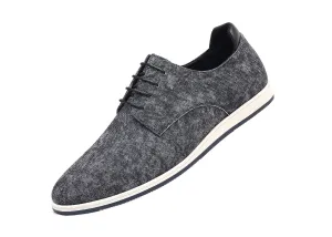 Men's Plain Toe Denim Oxfords