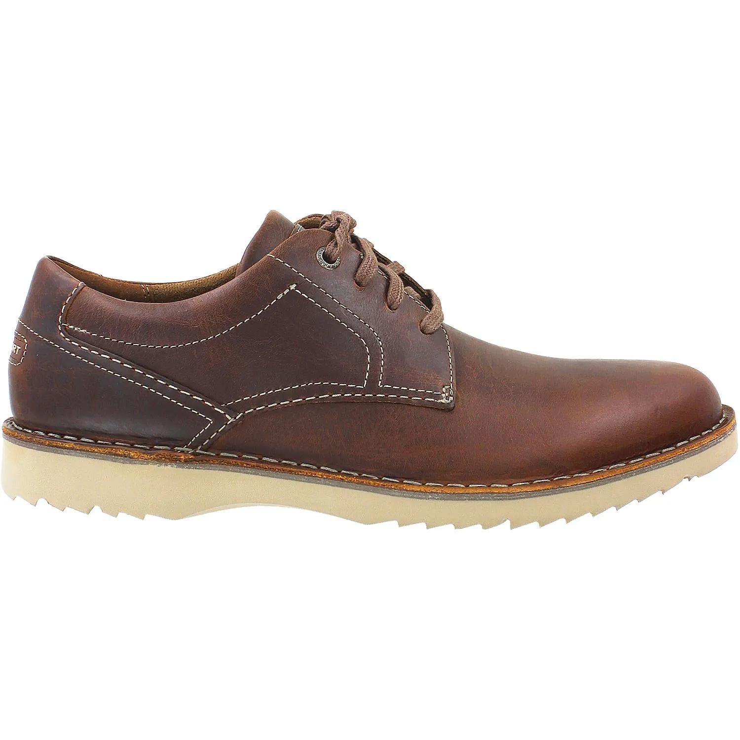 Men's Rockport Cabot Point Plain Toe Brown Leather