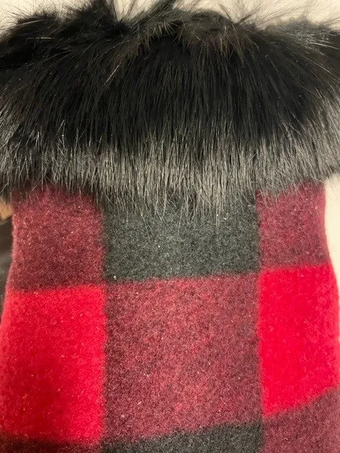 Mitts Leather/Polar Fleece/Fur Lady LC🍁