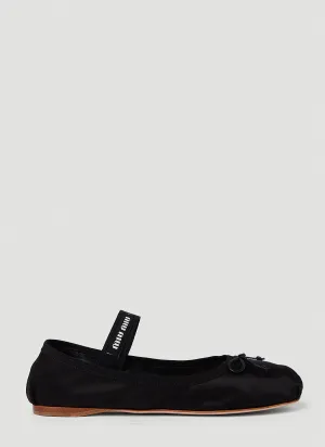 Miu Miu Ballerina Strap Flats
