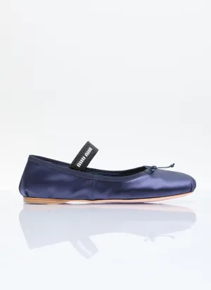 Miu Miu Satin Ballerina Flats