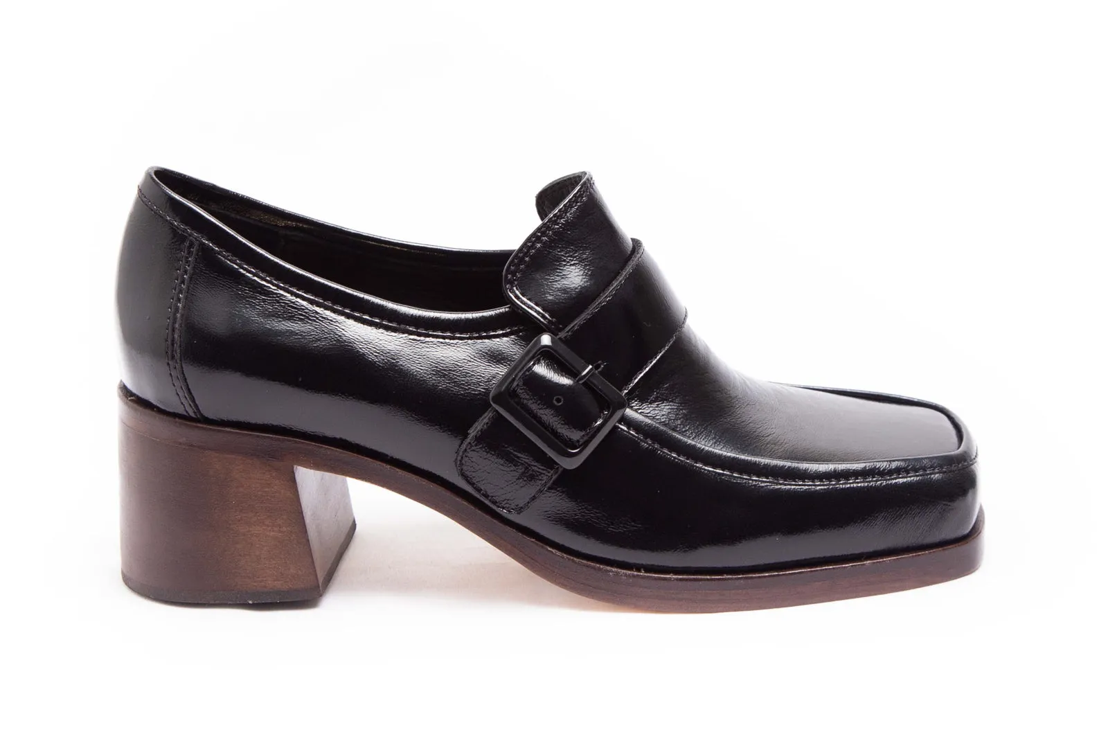 Moccasin High Heel Frida 7456 Black