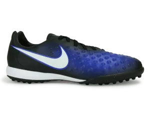 Nike Kids MagistaX Opus Turf Soccer Shoes Black/White/Paramount Blue