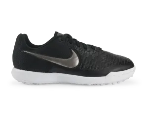 Nike Kids MagistaX Pro Turf Soccer Shoes Black/Metallic Pewter/White