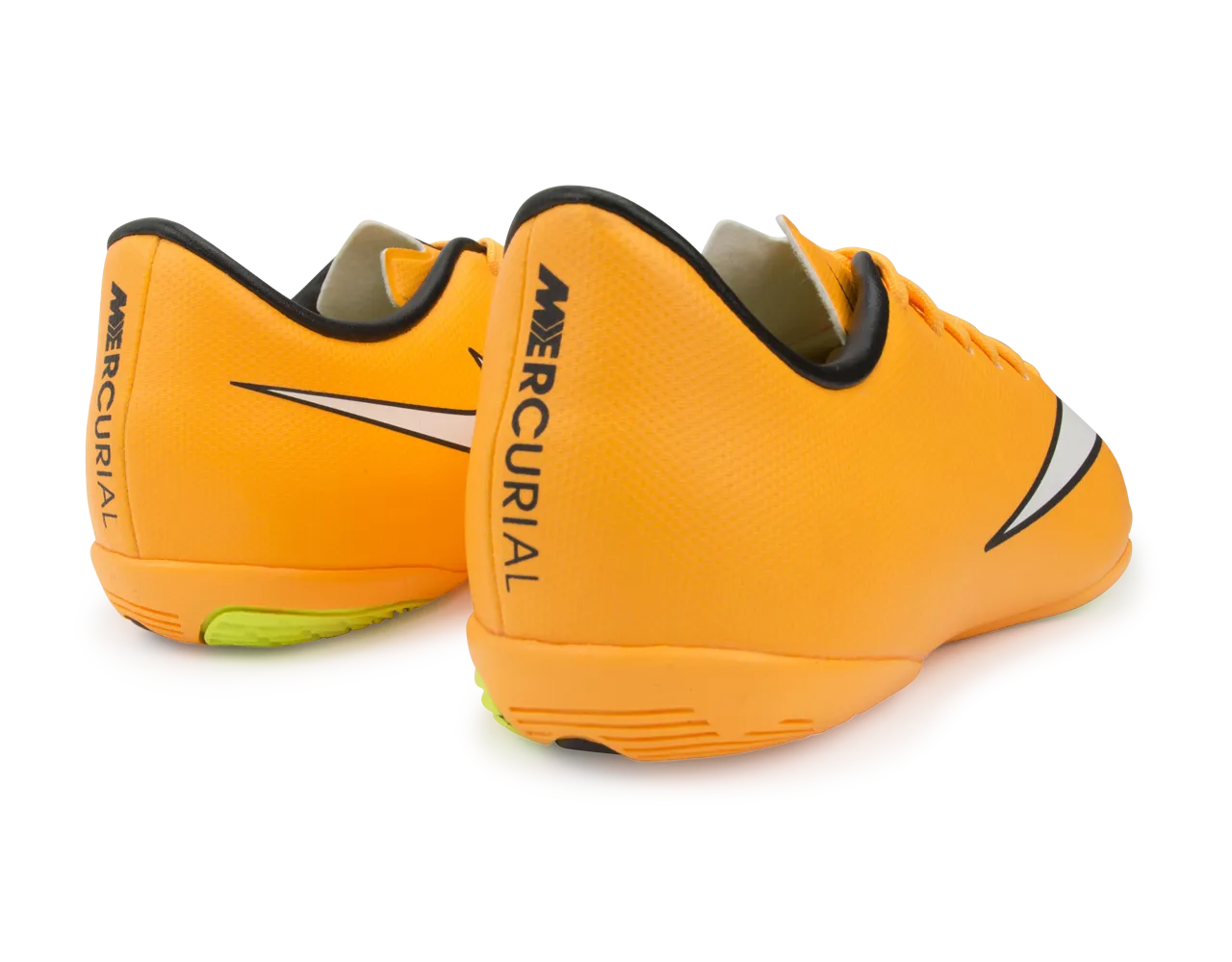 Nike Kids Mercurial Victory V Indoor Soccer Shoes Laser Orange/Black/Volt
