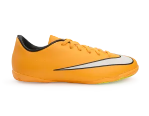 Nike Kids Mercurial Victory V Indoor Soccer Shoes Laser Orange/Black/Volt