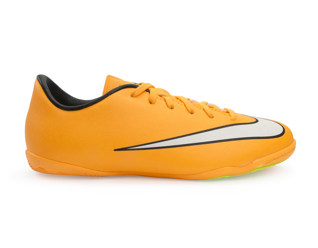 Nike Kids Mercurial Victory V Indoor Soccer Shoes Laser Orange/Black/Volt
