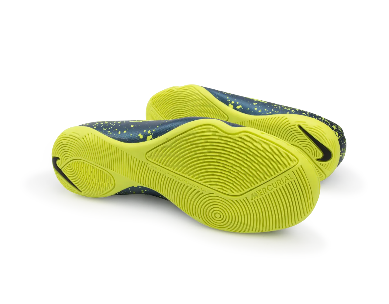 Nike Kids Mercurial Victory V Indoor Soccer Shoes Squadorn Blue/Black/Volt