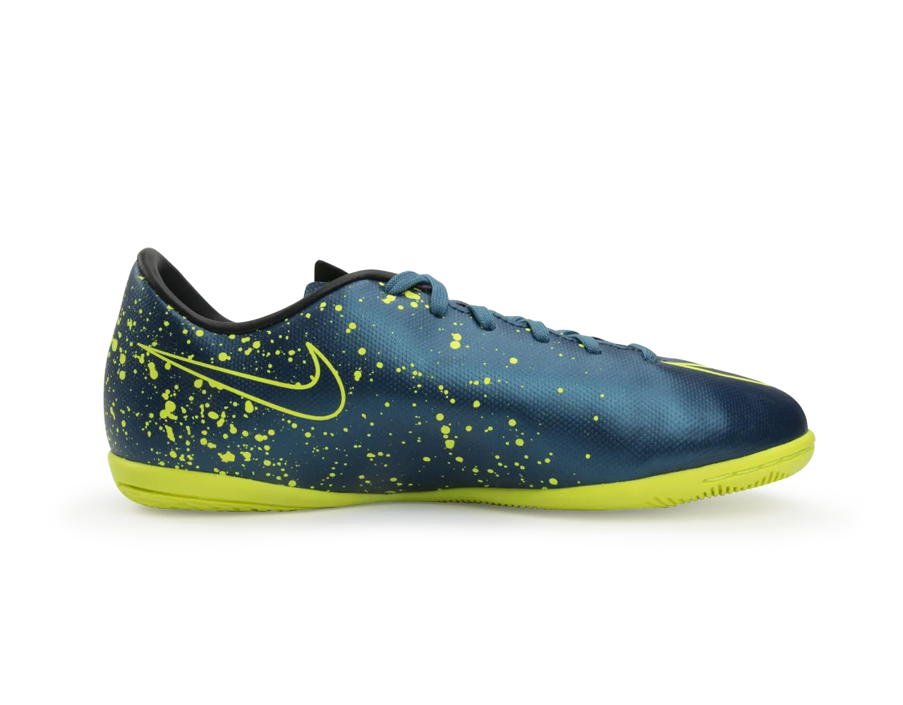 Nike Kids Mercurial Victory V Indoor Soccer Shoes Squadorn Blue/Black/Volt