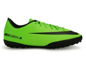 Nike Kids MercurialX Victory VI Turf Soccer Shoes Electric Green/Black/Flash Lime
