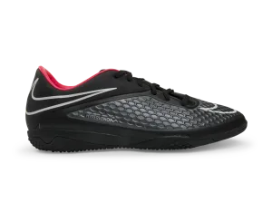 Nike Men's Hypervenom Phelon Indoor Soccer Shoes Black/Black/Hyper Punch