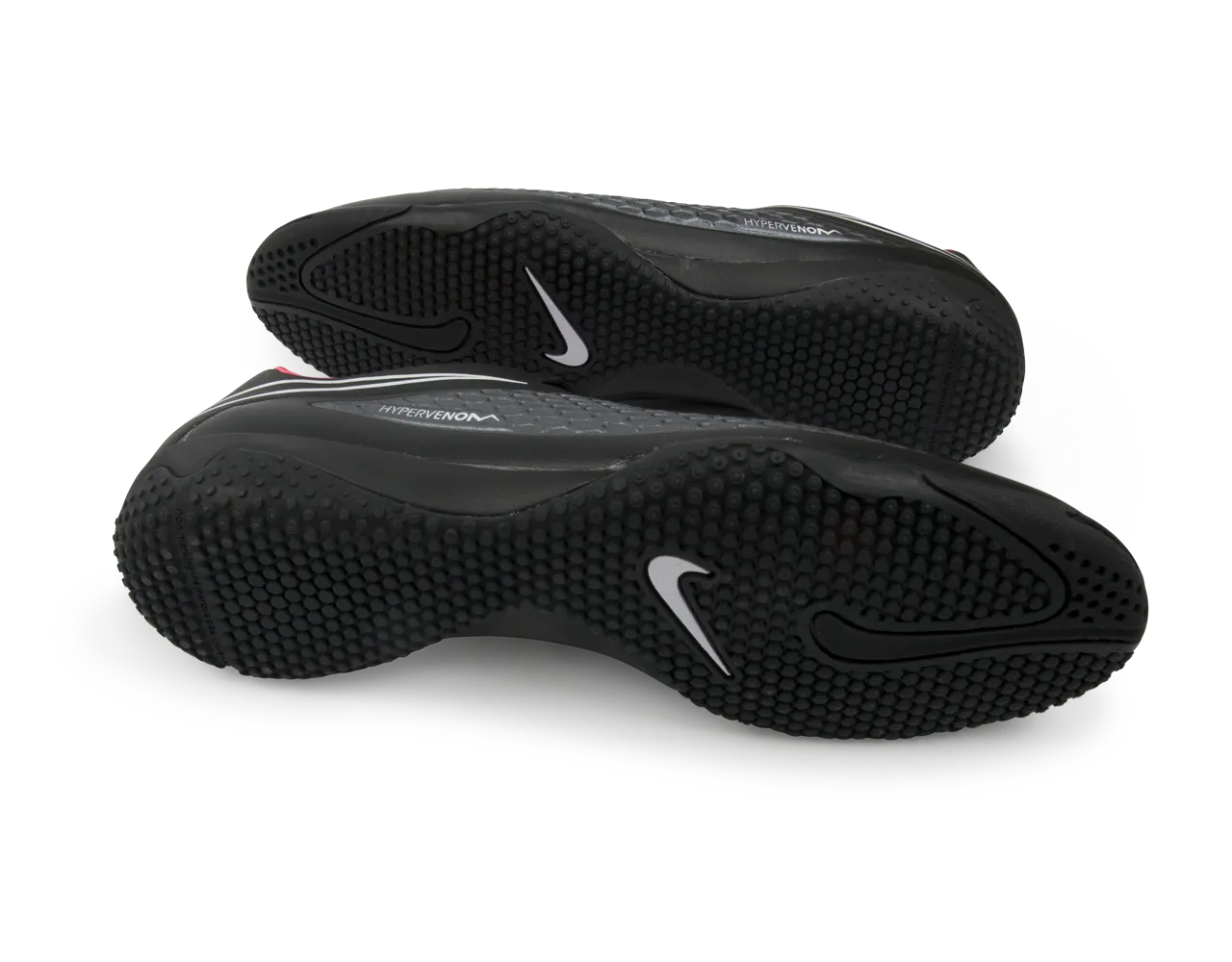 Nike Men's Hypervenom Phelon Indoor Soccer Shoes Black/Black/Hyper Punch