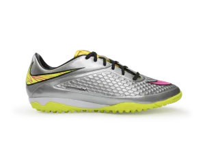 Nike Men's Hypervenom Phelon Turf Soccer Shoes Chrome/Hyper Pink/Metalic Gold