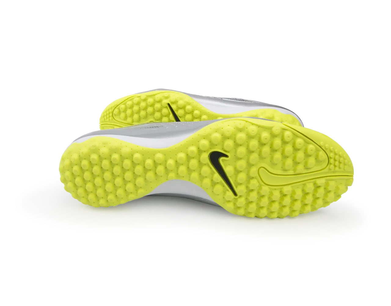 Nike Men's Hypervenom Phelon Turf Soccer Shoes Chrome/Hyper Pink/Metalic Gold