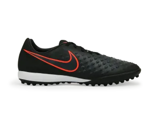 Nike Men's MagistaX Onda II Turf Soccer Shoes Black/Total Crimson
