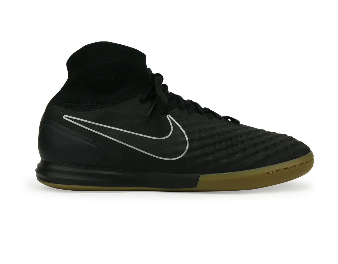 Nike Men's MagistaX Proximo II Indoor Soccer Shoes Black/Gum Light Brown