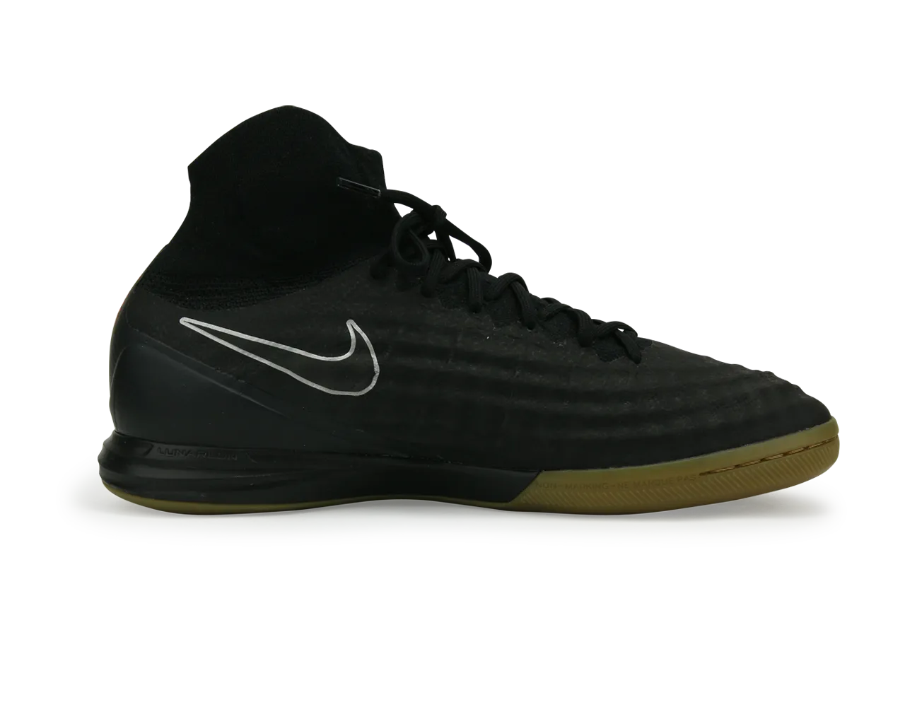 Nike Men's MagistaX Proximo II Indoor Soccer Shoes Black/Gum Light Brown