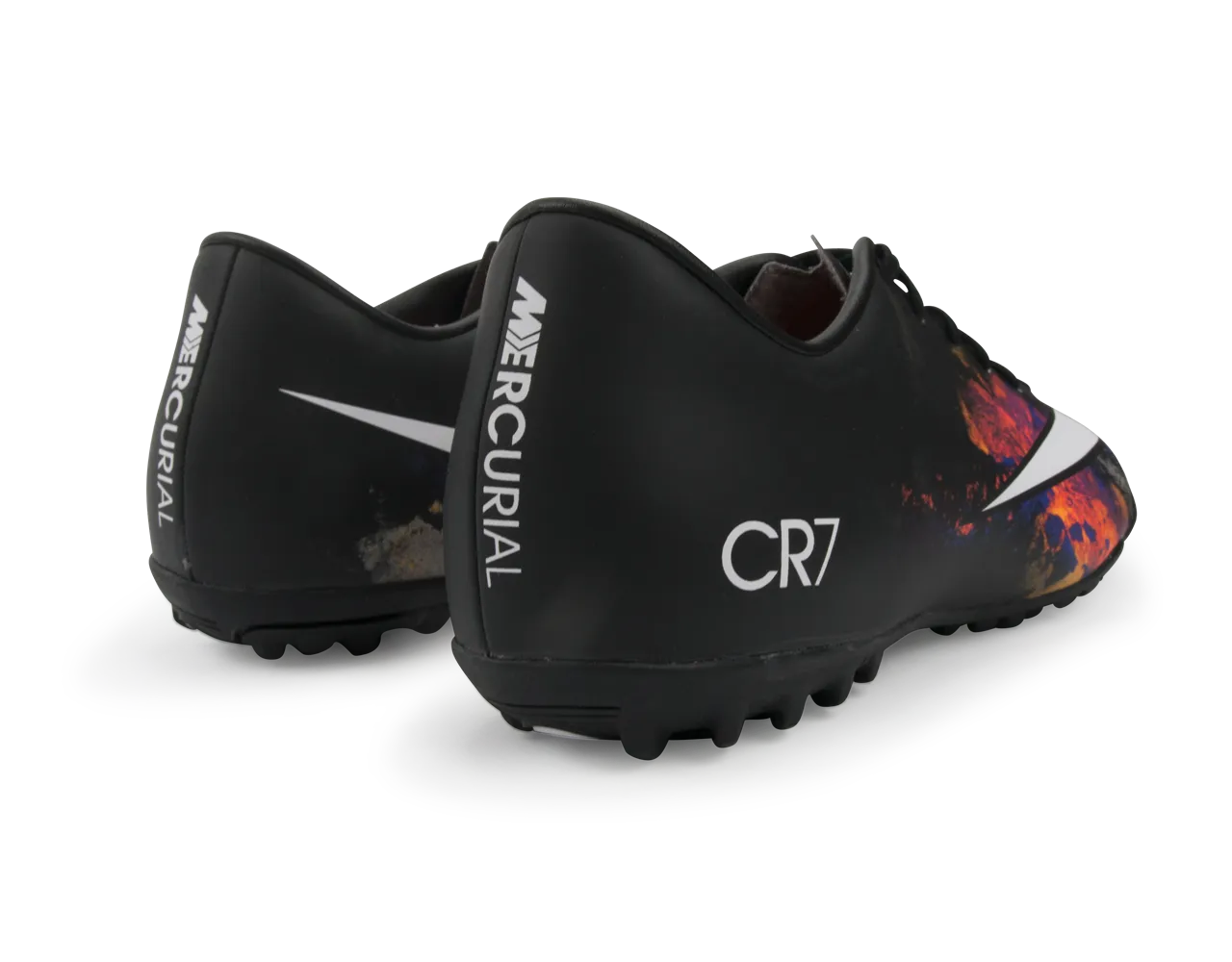 Nike Men's Mercurial Victory V CR Turf Soccer Shoes Black/White/Total Crimson