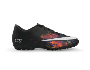 Nike Men's Mercurial Victory V CR Turf Soccer Shoes Black/White/Total Crimson