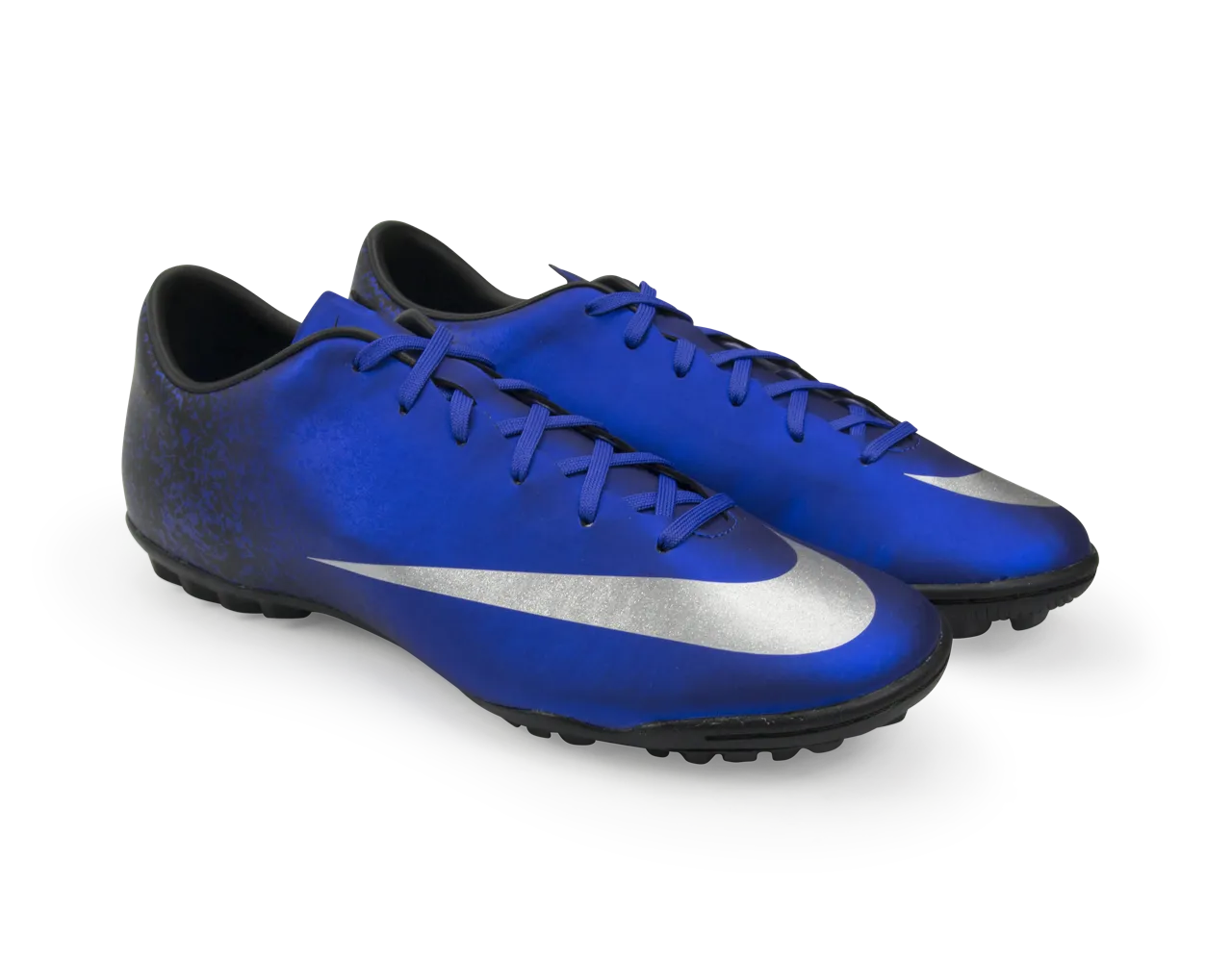 Nike Men's Mercurial Victory V CR7 Turf Soccer Shoes Royal Blue/Metallic Silver/Bleu Royal