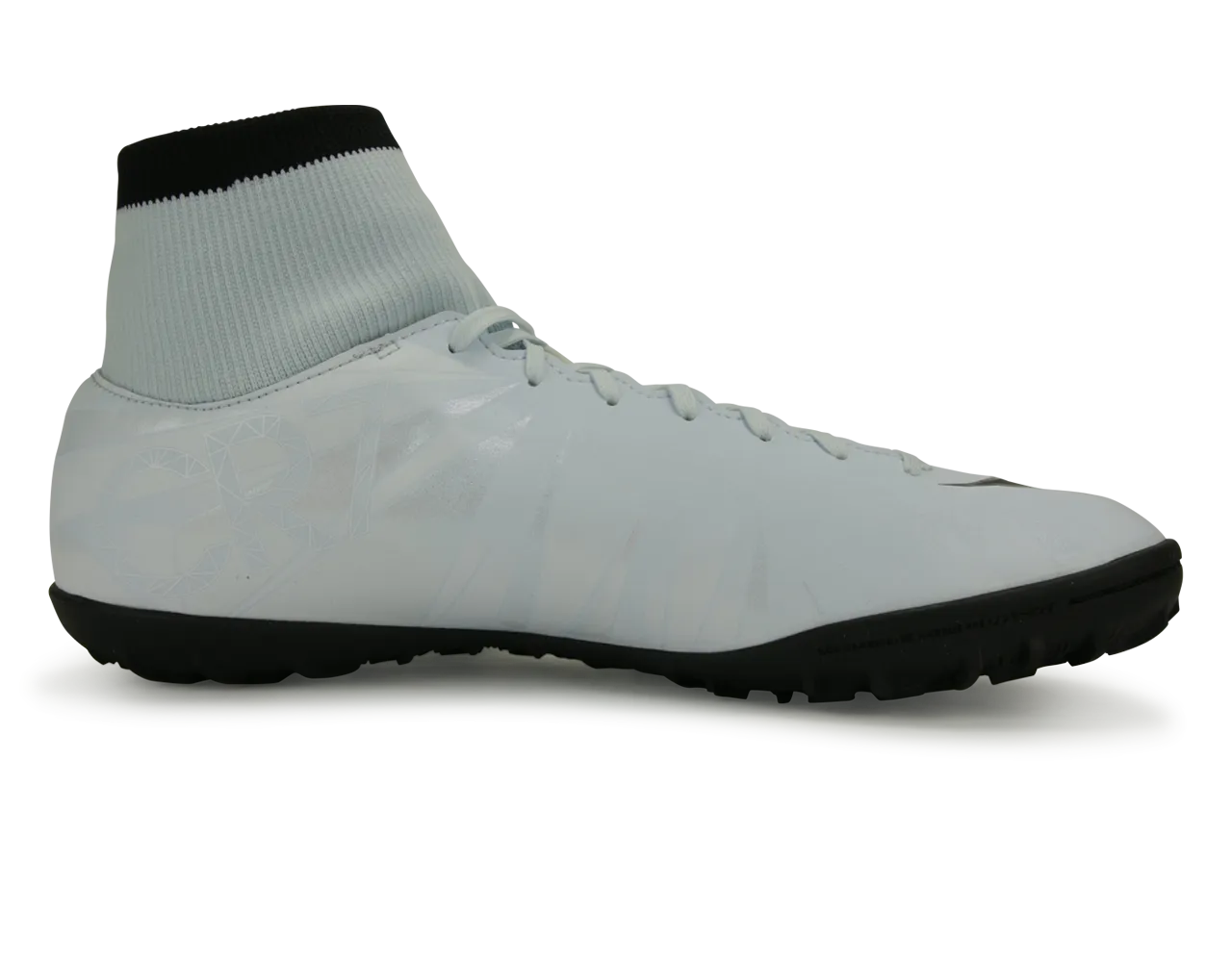 Nike Men's Mercurial Victory VI CR7 DF Turf Soccer Shoes Blue Tint/Black/White