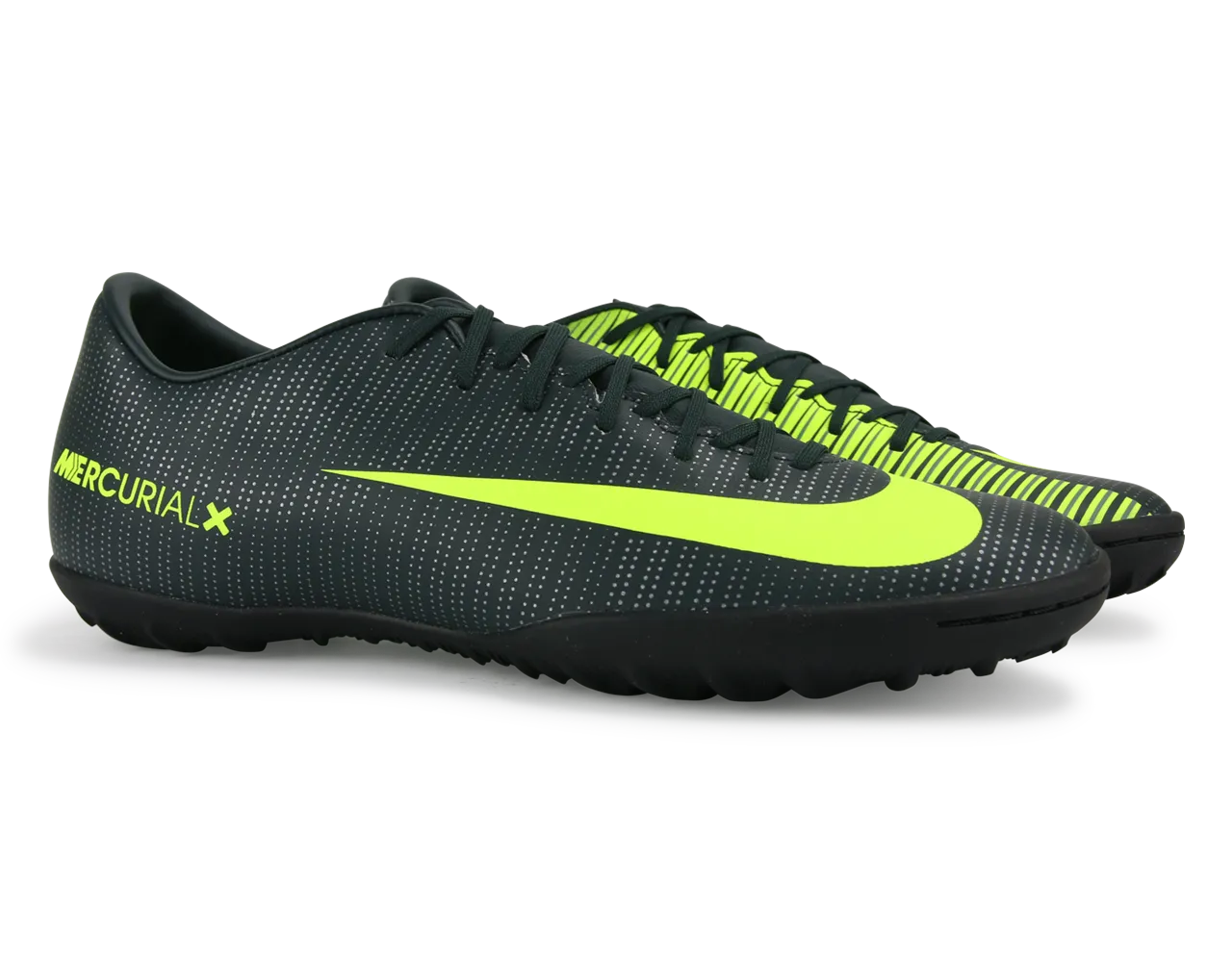 Nike Men's MercurialX Victory VI CR7 Turf Soccer Shoes Seaweed/Volt/Hasta/White