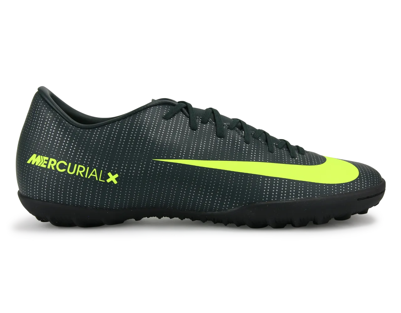 Nike Men's MercurialX Victory VI CR7 Turf Soccer Shoes Seaweed/Volt/Hasta/White