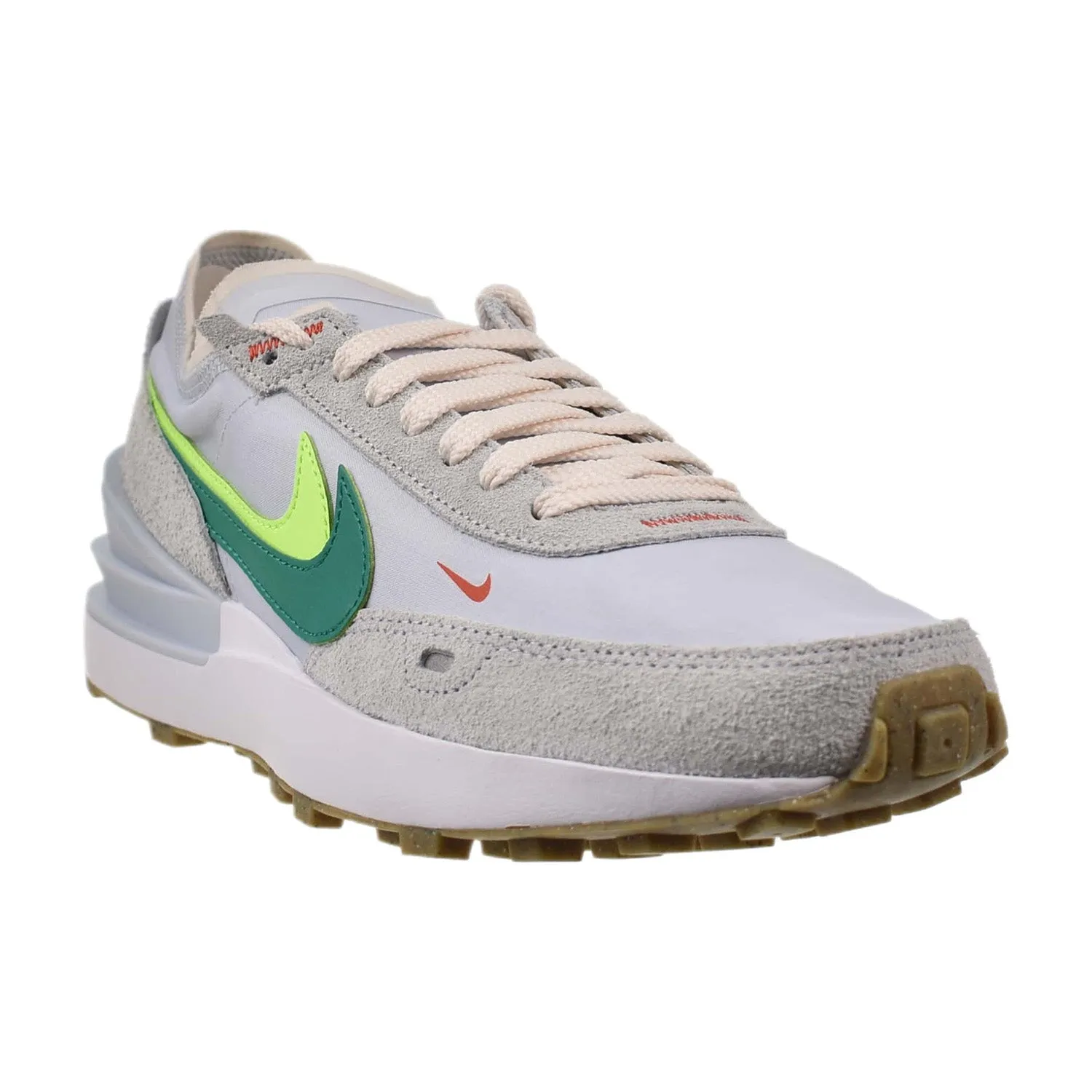Nike Waffle One SE Women's Shoes Football Grey-Ghost Green
