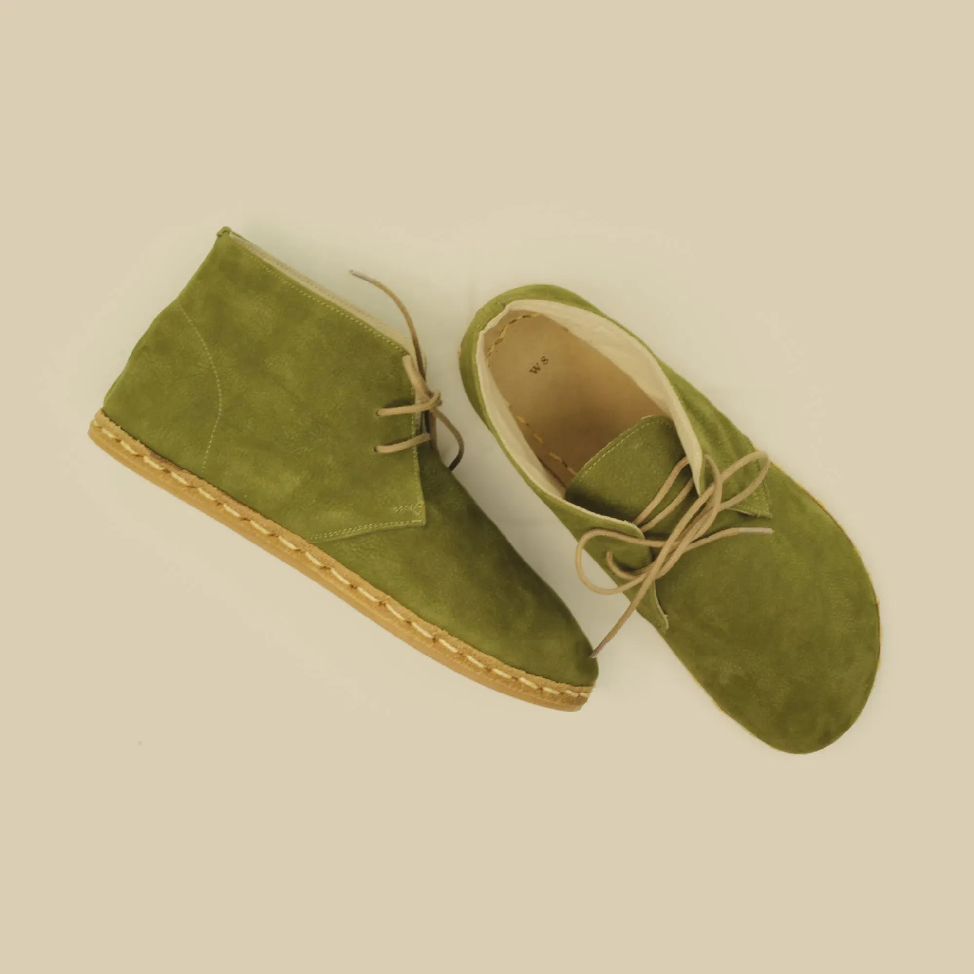 Oxford Earthing Boots Green Women's