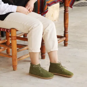 Oxford Earthing Boots Green Women's