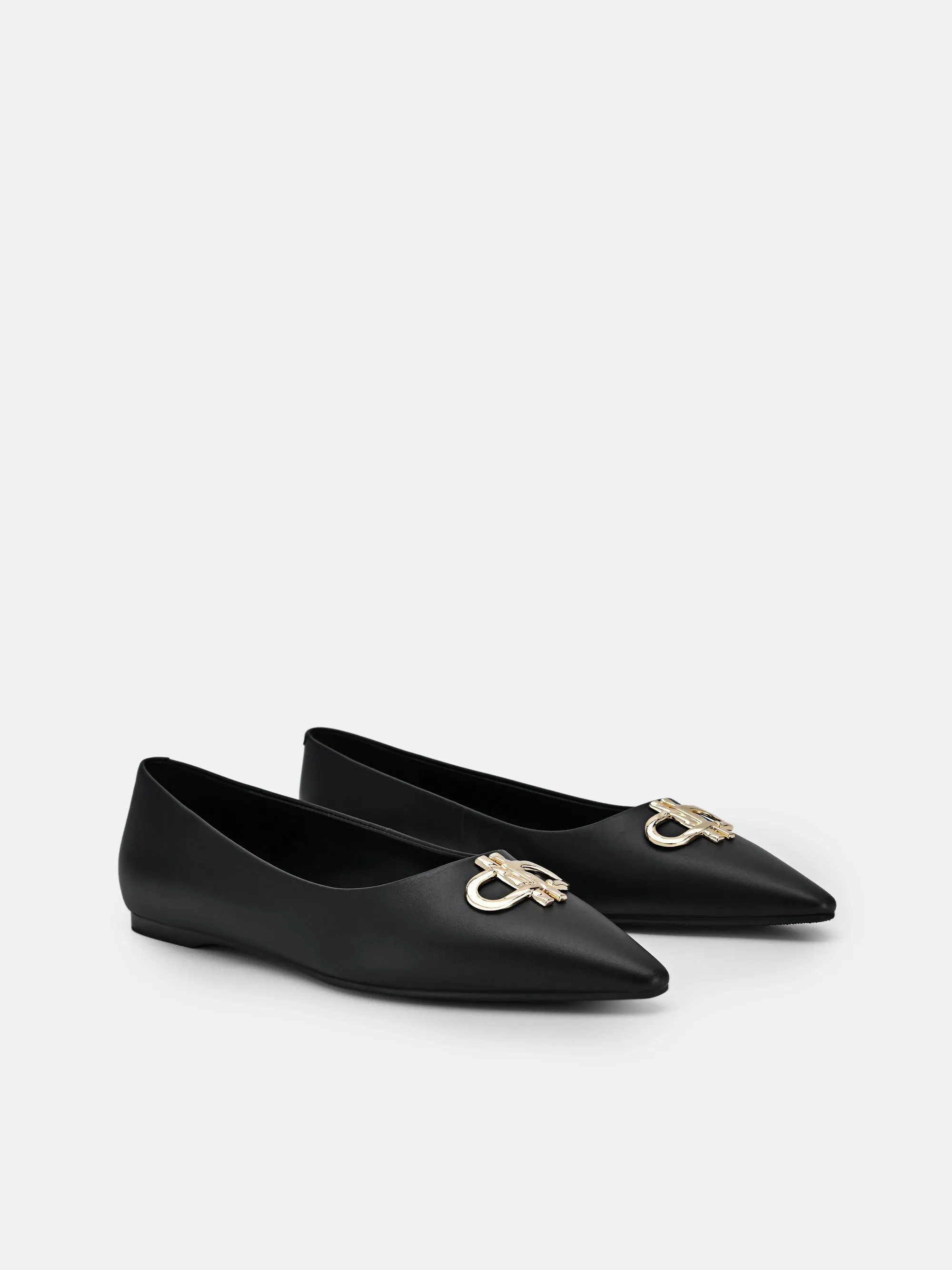 PEDRO Icon Leather Ballerina Pumps